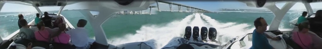 360 View MTI–V 42 Ride Along Video from Miami Boat Show