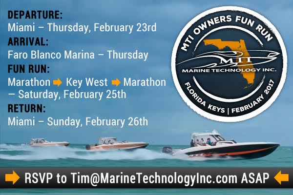 Join us at the MTI Owners February Fun Run